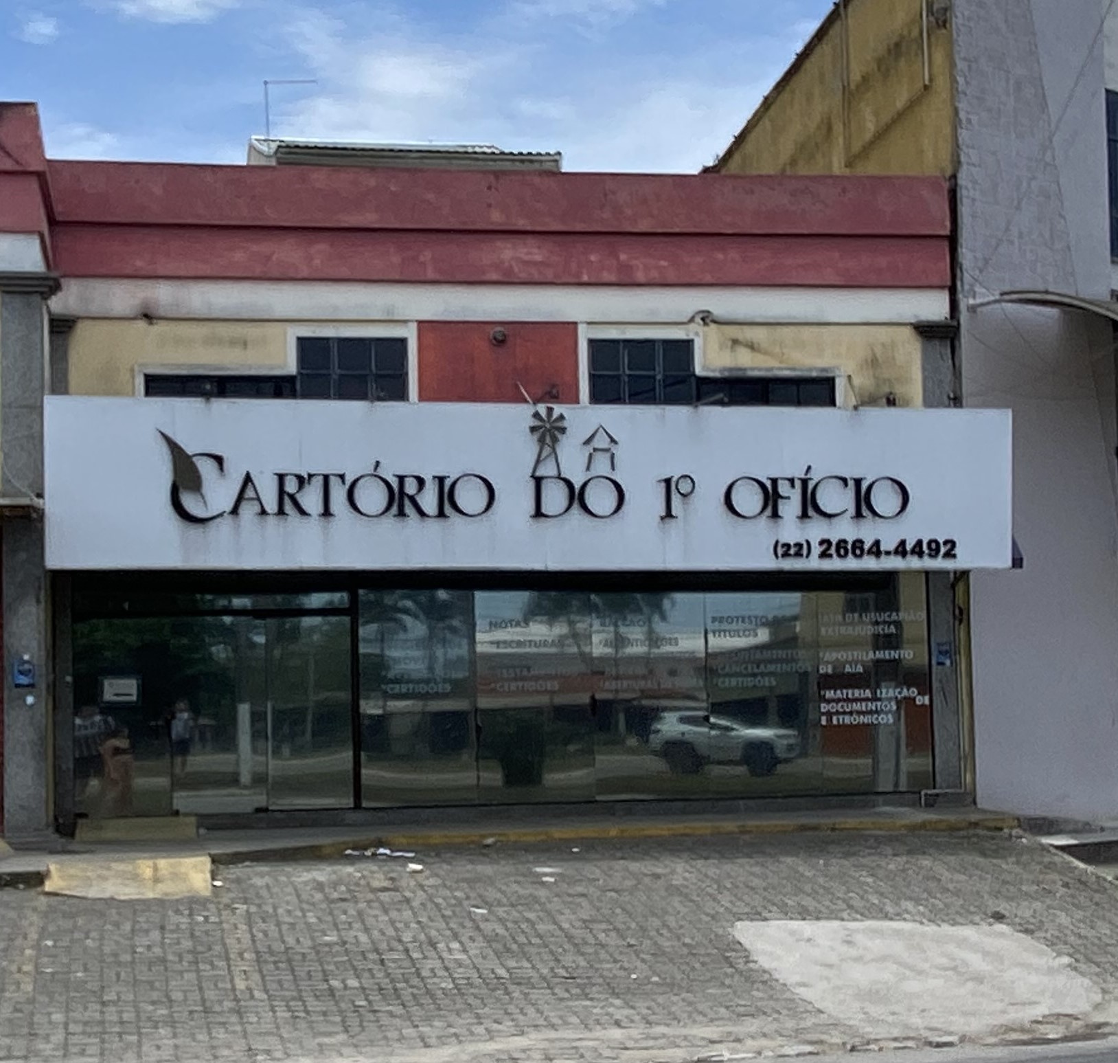 Fachada do Cartório